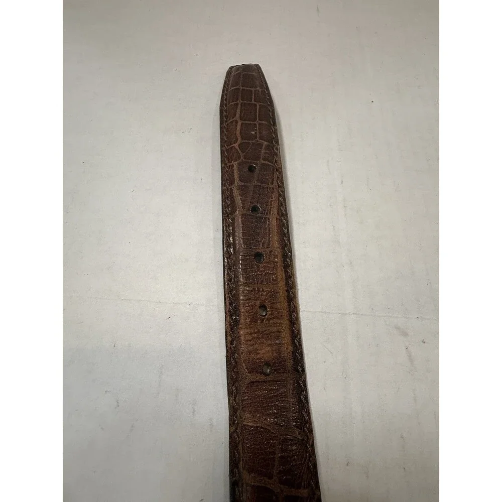 Brighton Classics Gator Leather Unisex‎ Belt M21538 Authentic SIZE 40